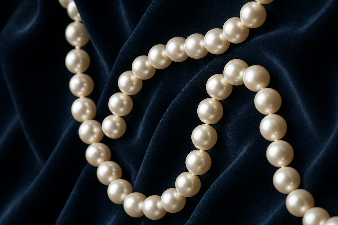 Perlenschmuck auf Samt – Schmuckstücke mit persönlicher Geschichte