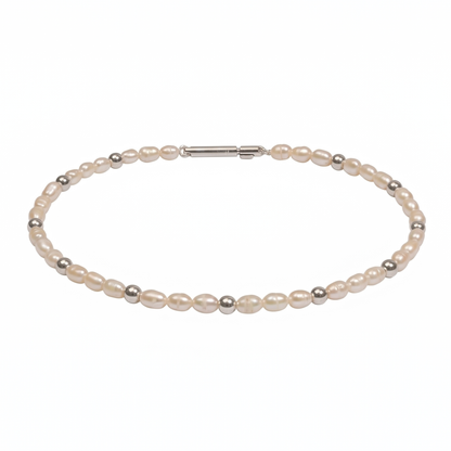 Perlenarmband mit Gold- oder Silberkugeln