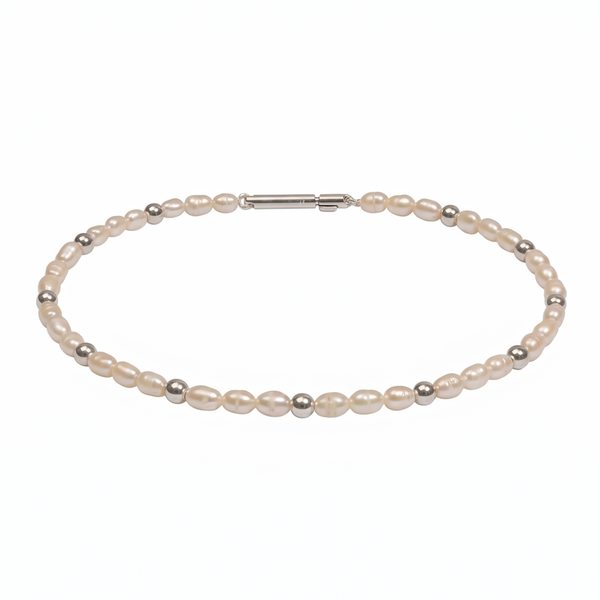 Perlenarmband mit Gold oder Silber Kugeln