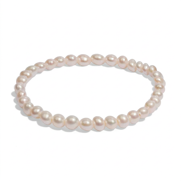 Elastisches Perlenarmband 5-6 mm